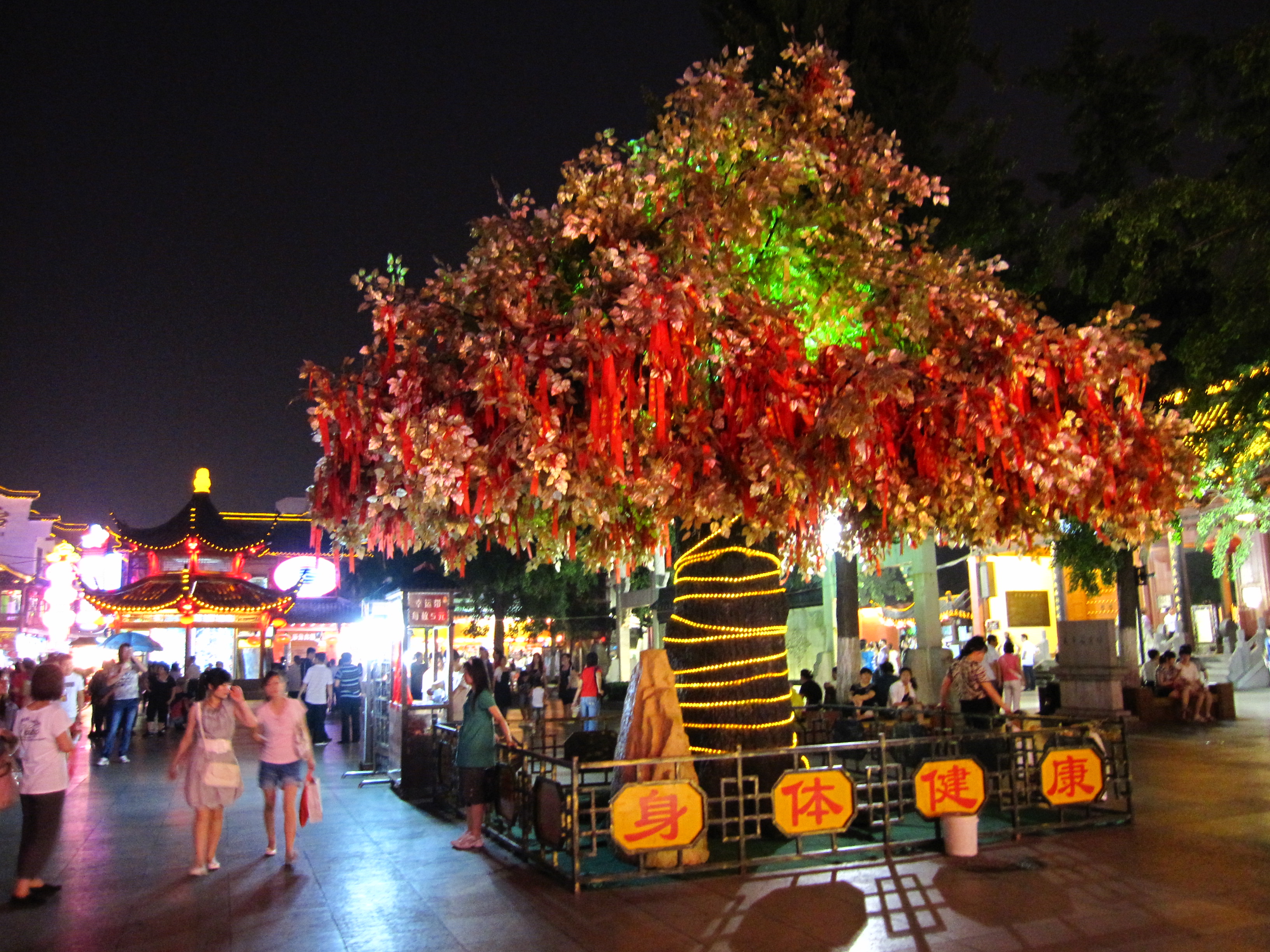 夫子庙的许愿树