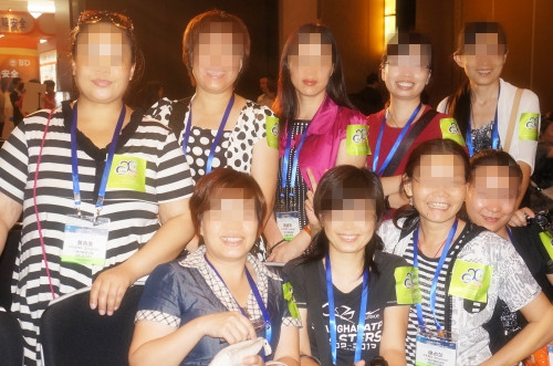 2012年山东济南会议广西对部分代表合影